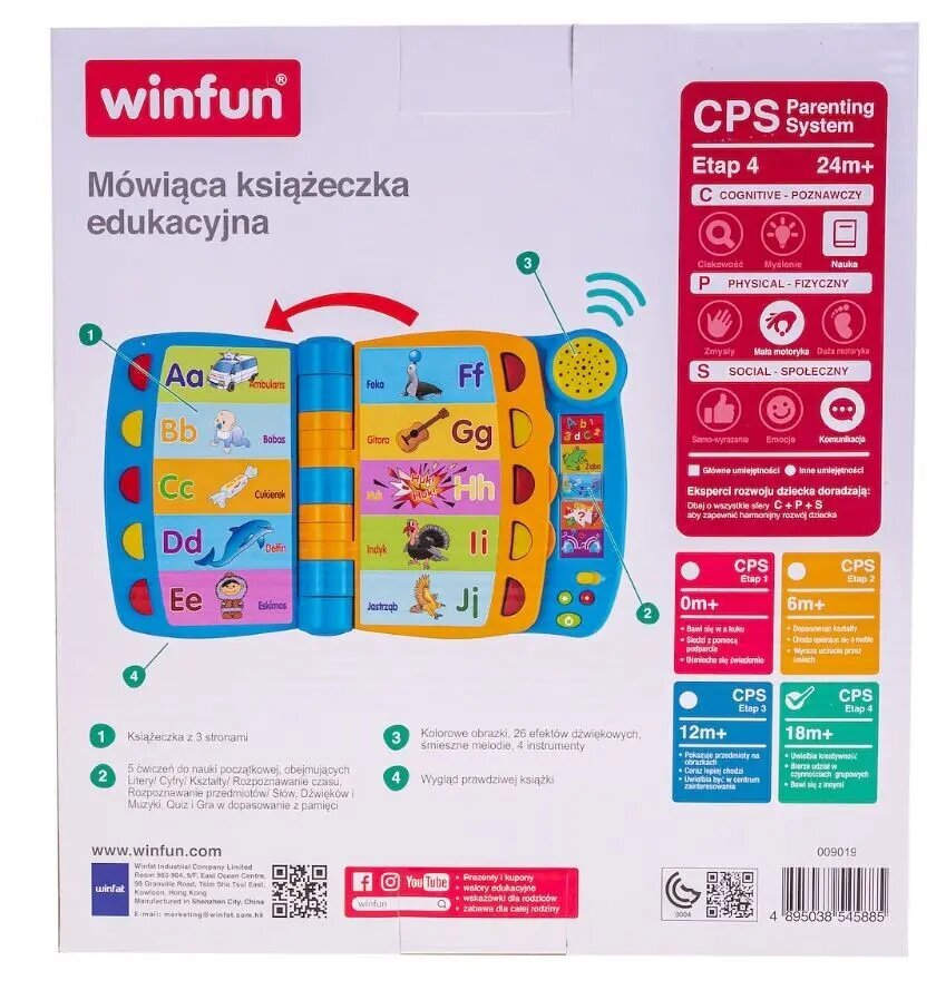 Užsiėmimų knyga Winfun 009019 kaina ir informacija | Lavinamieji žaislai | pigu.lt