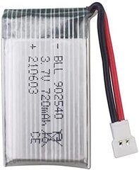 1 шт. перезаряжаемая батарея Lipo (3.7v, 720mAh Lipo) для Rc квадрикоптеров Syma X5 X5C X5SC X5SW, Cheerson CX-30W, Skytech M68, Wltoys F949 цена и информация | Смарттехника и аксессуары | pigu.lt