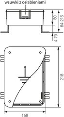 Žaibo jungties dėžutė - PZO INOX kaina ir informacija | Elektros jungikliai, rozetės | pigu.lt