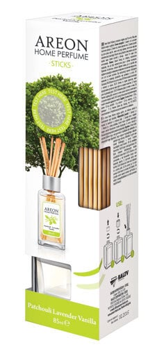 Areon oro gaiviklis namams Sticks - Patchouli-Vanill 85ml kaina ir informacija | Namų kvapai | pigu.lt