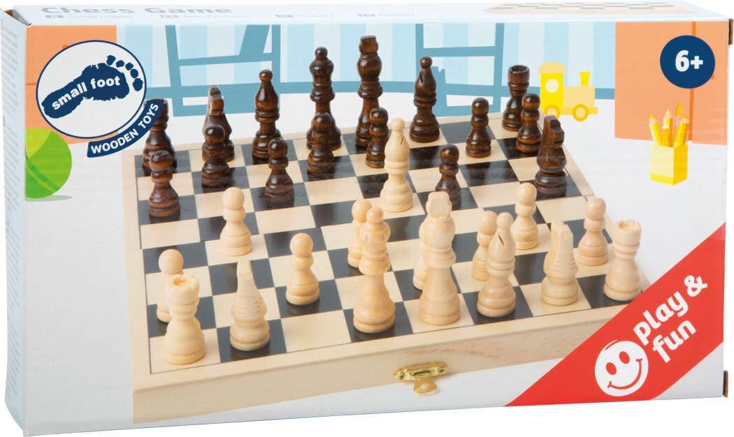 Tradiciniai mediniai šachmatai Small Foot kaina ir informacija | Stalo žaidimai, galvosūkiai | pigu.lt