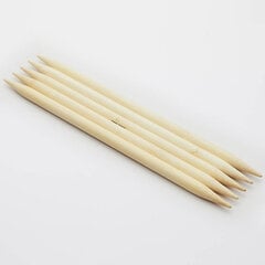 Virbalai kojinėms KnitPro Bamboo 15 cm, 5.00 mm kaina ir informacija | Mezgimui | pigu.lt