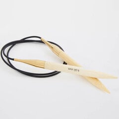 Virbalai su valu KnitPro Bamboo 40 cm, 3.50 mm kaina ir informacija | Mezgimui | pigu.lt