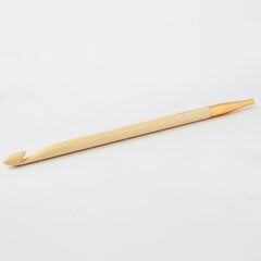 Афганский/тунисский крючок KnitPro Bamboo, 7.00 mm цена и информация | Принадлежности для вязания крючком | pigu.lt