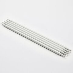 Чулочные спицы KnitPro Basix Aluminium 15 cm, 4.00 mm цена и информация | Принадлежности для вязания | pigu.lt