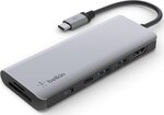 USB šakotuvas Belkin INC009BTSGY HDMI, USB-C