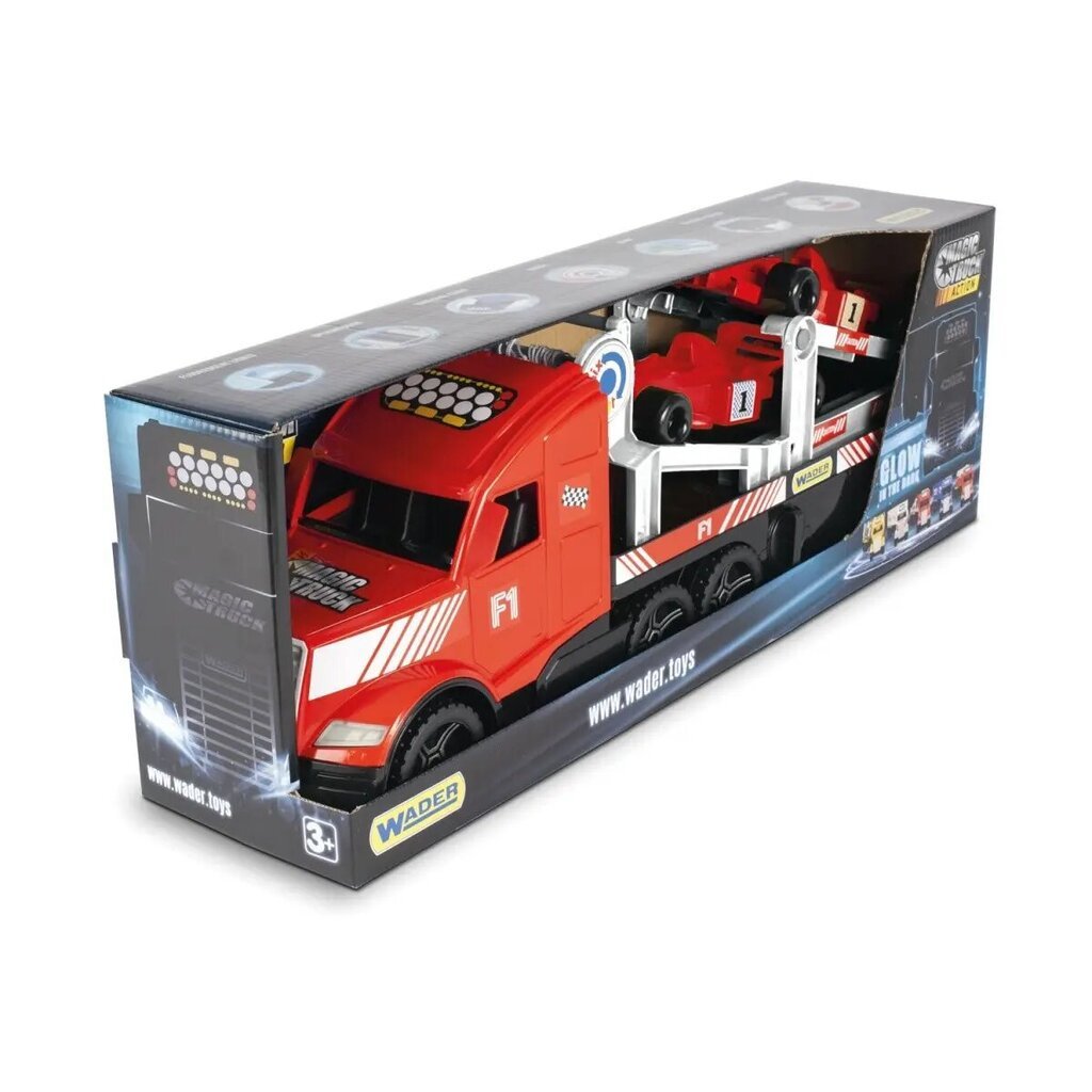 Žaislinis autovežis Wader Magic Truck Sport F1 kaina ir informacija | Žaislai berniukams | pigu.lt
