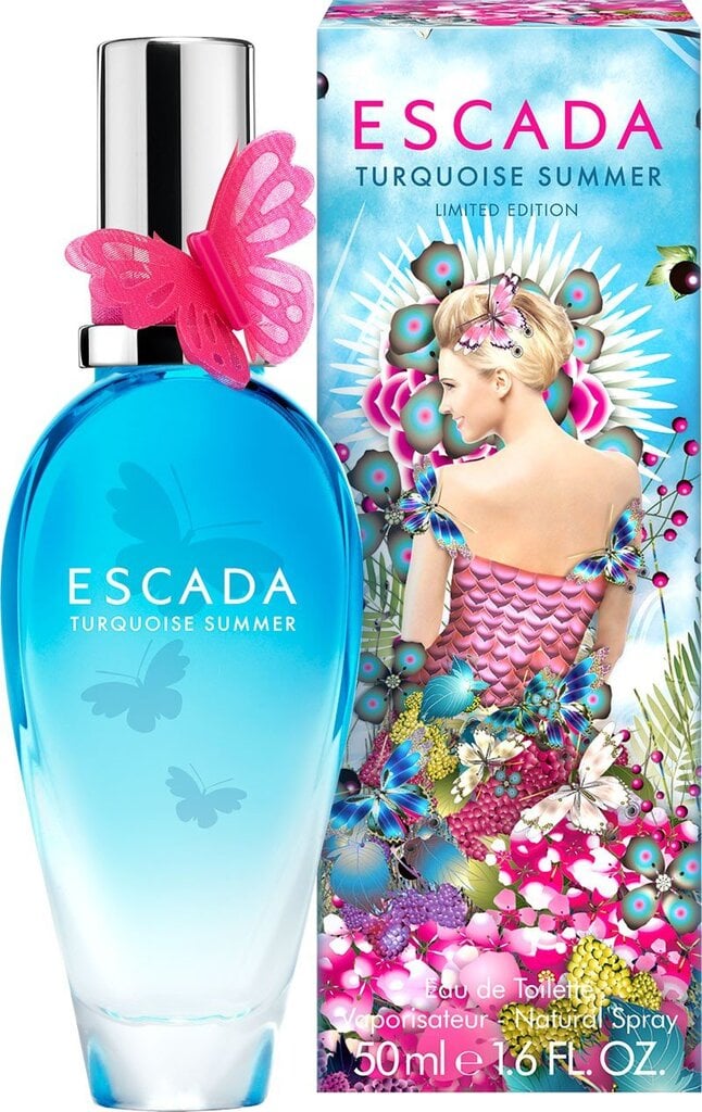 Tualetinis vanduo Escada Turquoise Summer EDT moterims 50 ml kaina ir informacija | Kvepalai moterims | pigu.lt