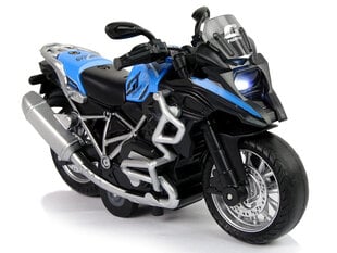 Мотоцикл со звуковыми и световыми эффектами, синий цена и информация | Игрушки для мальчиков | pigu.lt