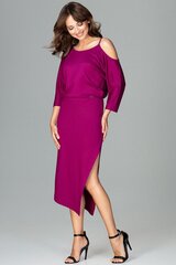 Suknelė moterims Lenitif, violetinė kaina ir informacija | Suknelės | pigu.lt