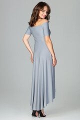 Suknelė moterims Lenitif LKK120748.1903, pilka kaina ir informacija | Suknelės | pigu.lt