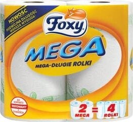 Foxy popieriniai rankšluosčiai, 2 vnt. цена и информация | Туалетная бумага, бумажные полотенца | pigu.lt