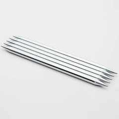 Чулочные спицы KnitPro Nova Metal 15 cm, 3.25 mm цена и информация | Принадлежности для вязания | pigu.lt