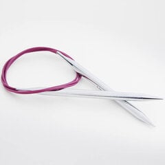 Круговые спицы KnitPro Nova Metal 60 cm, 3.25 mm цена и информация | Принадлежности для вязания | pigu.lt