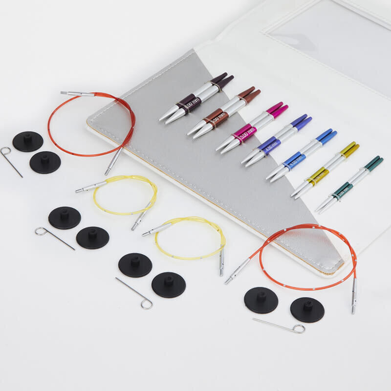 Virbalų komplektas KnitPro Smartstix Deluxe 40cm kaina ir informacija | Mezgimui | pigu.lt