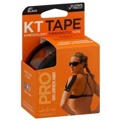 KT TAPE PRO® kineziologinis teipas, sukarpytas, juodas, sintetinis kaina ir informacija | Įtvarai | pigu.lt