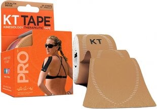 KT TAPE PRO® kineziologinis teipas, sukarpytas, kūno spalvos, sintetinis kaina ir informacija | Įtvarai | pigu.lt