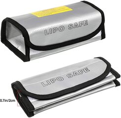 Lipo Bag Огнеупорная сумка для аккумуляторов Идеально подходит для зарядки огнеупорных аккумуляторов Lipo, (Размер 185 x 75 x 60 см) цена и информация | Смарттехника и аксессуары | pigu.lt