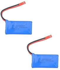 2 шт. перезаряжаемая липовая батарея (3.7V 780mAh) для Wltoys цена и информация | Смарттехника и аксессуары | pigu.lt