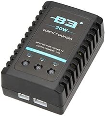 B3 20W 1.6A AC 100 - 240V 50 / 60Hz Компактное портативное балансное зарядное устройство Легко подключается для 2S-3S LiPo для IMAX цена и информация | Смарттехника и аксессуары | pigu.lt