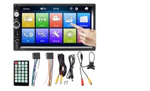 Automobilio magnetola bluetooth retoo 7010b 2-din kaina ir informacija | Automagnetolos, multimedija | pigu.lt