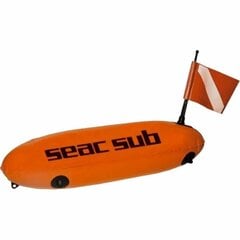 SEAC TORPEDO BUOY Fluorescencinis oranžinis torpedinis plūduras su žiedais daiktams tvirtinti. kaina ir informacija | Kiti žvejybos reikmenys | pigu.lt