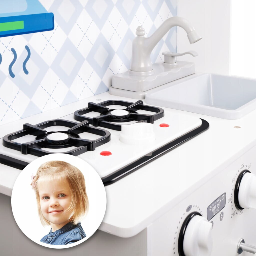 Vaikiška virtuvėlė Koka, balta kaina ir informacija | Žaislai mergaitėms | pigu.lt