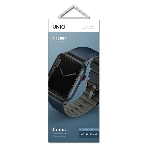 Uniq Linus Series Nautical Blue kaina ir informacija | Išmaniųjų laikrodžių ir apyrankių priedai | pigu.lt