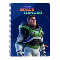 Записная книга на пружине Buzz Lightyear Тёмно Синий A5 цена и информация | Kanceliarinės prekės | pigu.lt