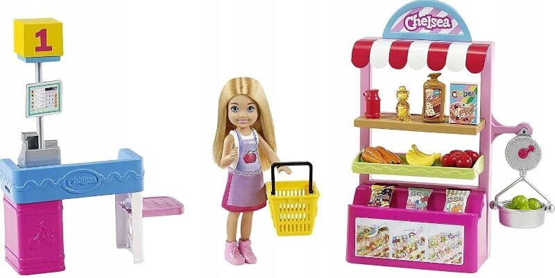 Barbie Chelsea prekybos centras GTN67 цена и информация | Žaislai mergaitėms | pigu.lt