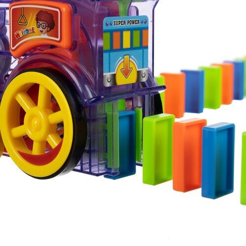 Edukacinis Domino Traukinys Lokomotyvas kaina ir informacija | Lavinamieji žaislai | pigu.lt