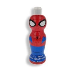 Dušo želė ir šampūnas Disney Spiderman Shower Gel & Shampoo, 400ml kaina ir informacija | Kosmetika vaikams ir mamoms | pigu.lt