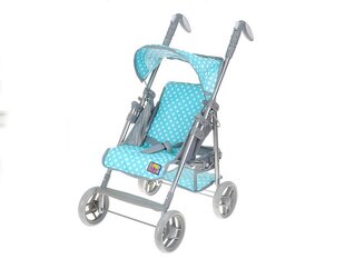 Žaislinis vežimėlis lėlėms, mėlynas kaina ir informacija | Žaislai mergaitėms | pigu.lt