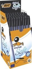 Ручка Bic Cristal Soft 1-2 mm Чёрный (50 штук) цена и информация | Письменные принадлежности | pigu.lt