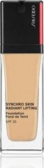 Skystas makiažo pagrindas Shiseido Synchro Skin Radiant Lifting Foundation SPF30, 230 Alder, 30 ml kaina ir informacija | Makiažo pagrindai, pudros | pigu.lt