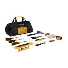 Įrankių rinkinys Deko Tools DKMT116 dėtuvė 1/4" CrV 116VNT kaina ir informacija | Mechaniniai įrankiai | pigu.lt