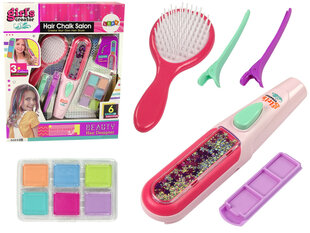 Plaukų puošybos rinkinys su tiesintuvėliu dažymui ir aksesuarais kaina ir informacija | Žaislai mergaitėms | pigu.lt