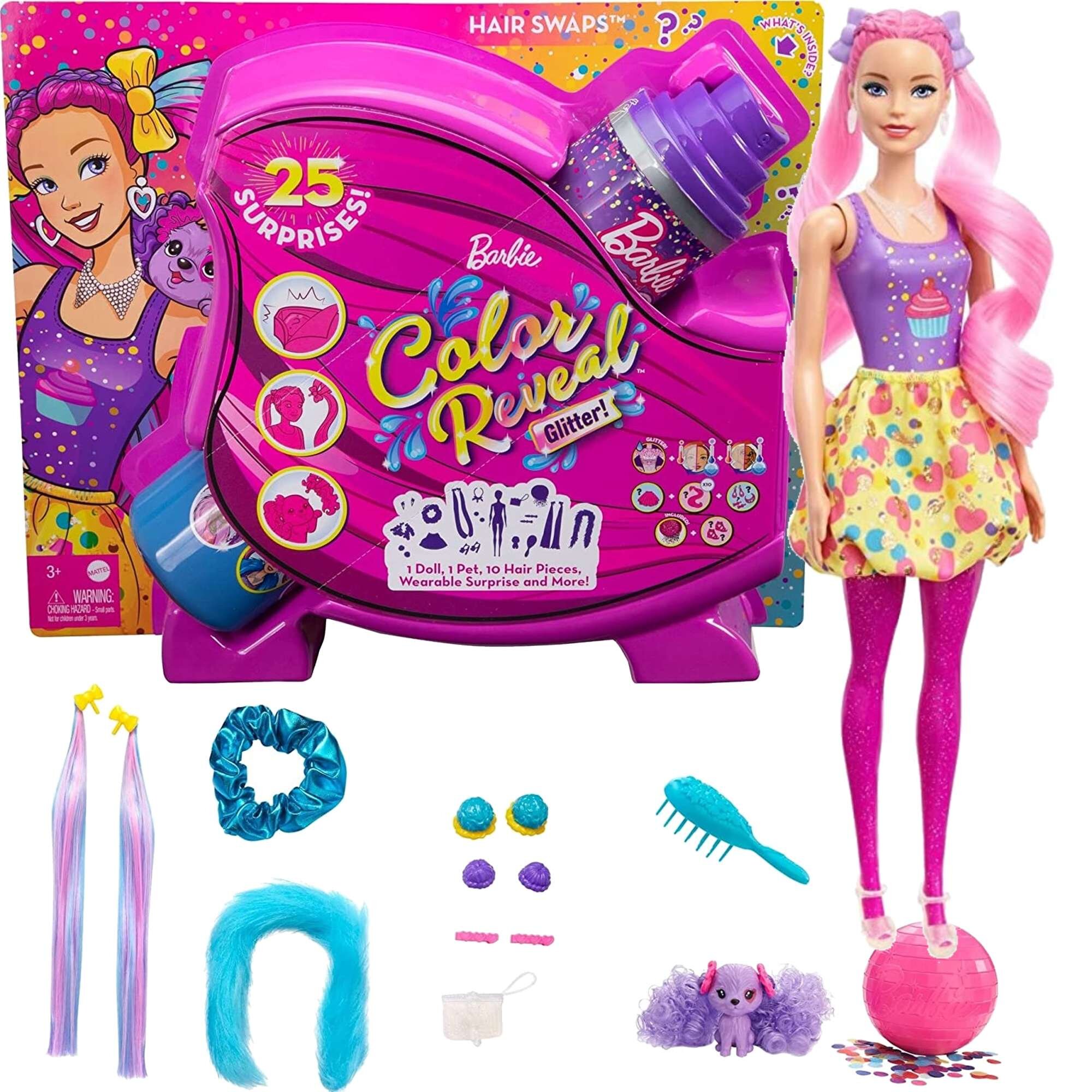 Кукла-сюрприз Barbie Color Reveal и 25 аксессуаров цена | pigu.lt