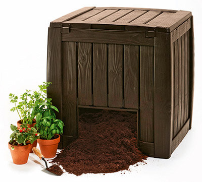 Keter komposteris DECO 340L kaina ir informacija | Komposto dėžės, lauko konteineriai | pigu.lt