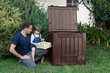 Keter komposteris DECO 340L цена и информация | Komposto dėžės, lauko konteineriai | pigu.lt