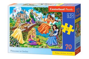 Dėlionė Princesses in Garden, 70 d. цена и информация | Пазлы | pigu.lt