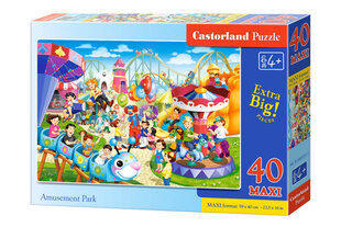 Dėlionė MAXI Amusement Park, 40 d. kaina ir informacija | Dėlionės (puzzle) | pigu.lt