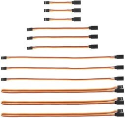 Удлинительный кабель 3 Pin 26AWG Male to Female Futaba JR / кабель для самолетов с дистанционным управлением 3 шт. x см, 7, 15, 30, 60, 12 шт. JR Servo  цена и информация | Смарттехника и аксессуары | pigu.lt