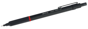 Automatinis pieštukas Rotring Rapid Pro 0,5 m, juoda цена и информация | Письменные принадлежности | pigu.lt