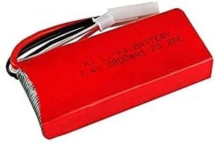 Литий-ионный аккумулятор 7,4V 2800mAH 1 шт. для Revell Boat 24128 Maxi FT009 цена и информация | Смарттехника и аксессуары | pigu.lt