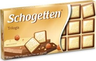 Šokoladas Schogetten Trilogia, 100 g kaina ir informacija | Saldumynai | pigu.lt