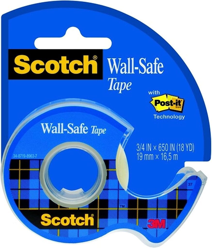 Lipni juosta Scotch Wall-Safe Tape 183-fdg цена и информация | Kanceliarinės prekės | pigu.lt