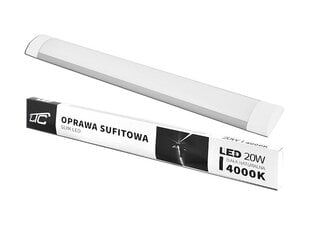 Потолочный светильник PS LTC Slim LED 20W 60cm IP20 A+ 230V|4000K|1500lm LED PANEL. цена и информация | Потолочные светильники | pigu.lt