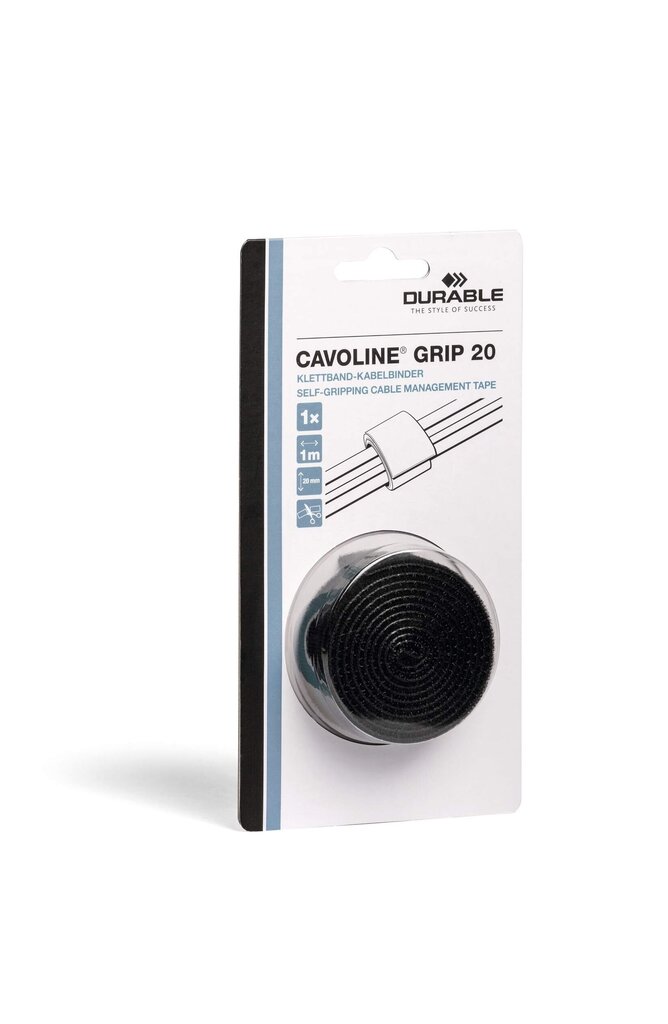 Laidų ir kabelių tvarkymo juosta Durable Cavoline GRIP 20, 1m kaina ir informacija | Mechaniniai įrankiai | pigu.lt