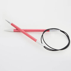Круговые спицы KnitPro Zing 80 cm, 6.50 mm цена и информация | Принадлежности для вязания | pigu.lt